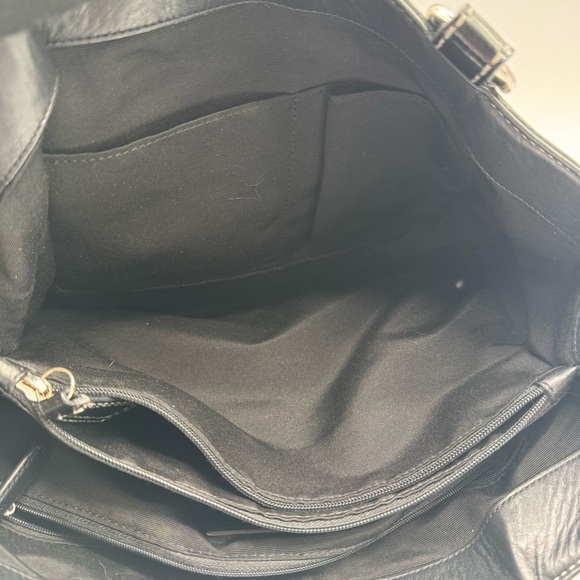 Vintage Coach Soho Black Signature Jacquard Shoulder Bag | Good Used Condition - Picture 15 of 16